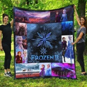 Elsa Frozen 2 Quilt Blanket Disney Quilt Blanket Frz2N  Quilt